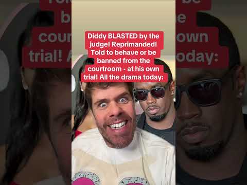 Diddy BLASTED By The Judge! Scolded! Told To Behave Or Be Banned From Courtroom – At His Own Trial!