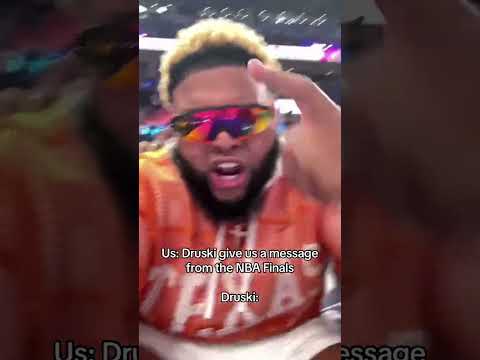 Druski at the NBA Finals 😭