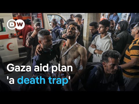 Israel denies troops fired on Palestinians near aid hub | DW News