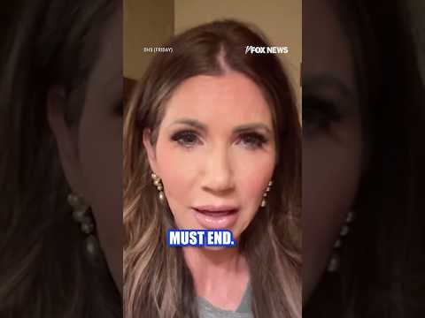 Noem blames anti-ICE rhetoric for violent protests in Los Angeles #foxnews #shorts #politics