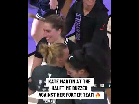 Kate Martin beats the buzzer 🔥
