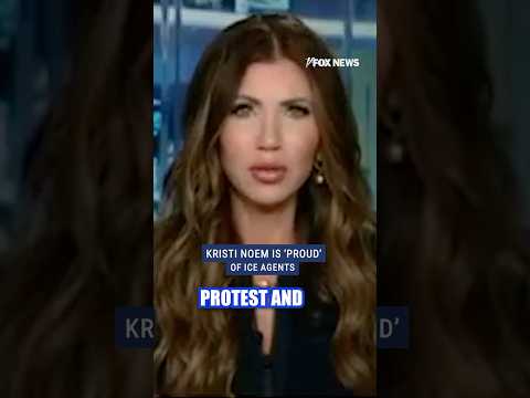 Kristi Noem says ICE agents are ‘patriots’ #shorts #illegalimmigration #iceraids