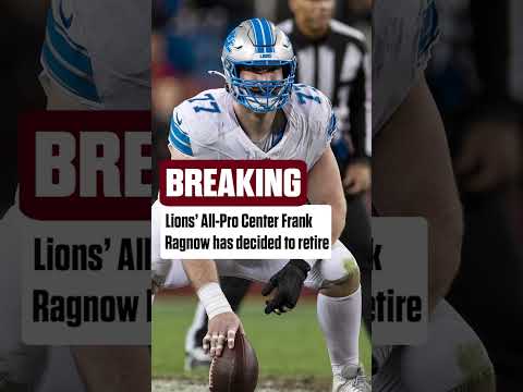 Lions’ All-Pro Center Frank Ragnow retires after 7 seasons in the NFL #nfl #shorts