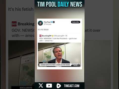 Governor Newsom Responds to Trump Deploying Marines #shorts