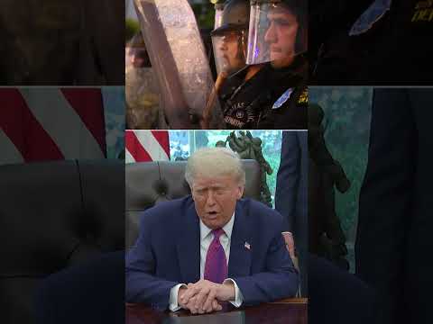 Trump claims Los Angeles protests contained ‘paid insurrectionists’