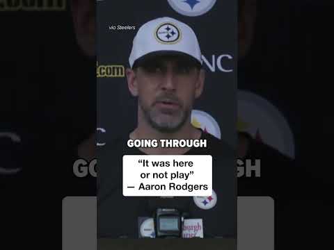 Aaron Rodgers was ALL IN on the Steelers #shorts