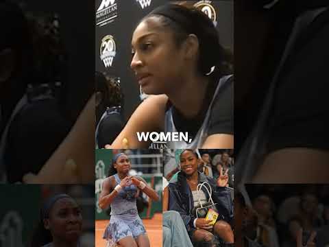 Angel Reese gave Coco Gauff her flowers 💐