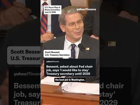 Bessent would rather be Treasury Secretary than the Federal Reserve Chair.