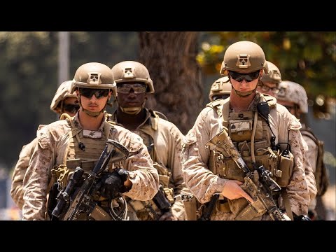 200 Marines arrive in Los Angeles to support federal agents