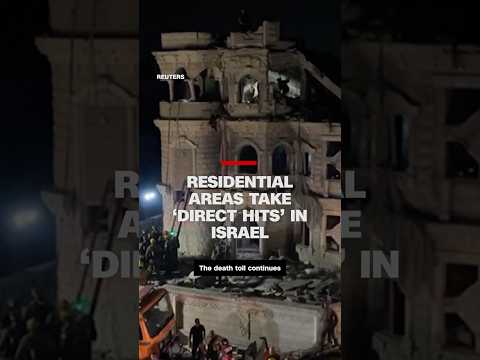 Residential areas take ‘direct hits’ in Israel