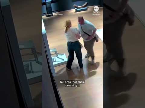 Tourists shatter chair covered in Swarovski crystals at Italian museum