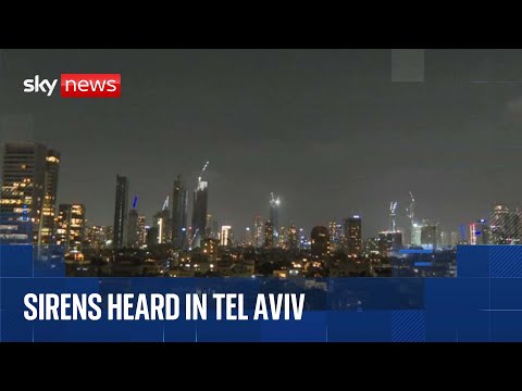 Israel-Iran conflict: Watch Sky News coverage and live shots from Israel