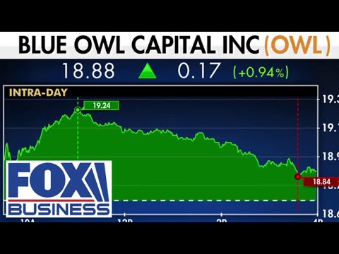 This is an excellent environment for Blue Owl, CEO says