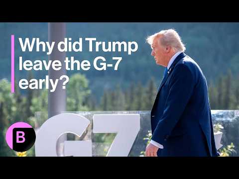 Trump Leaves G-7 Early as Israel-Iran Tension Spikes