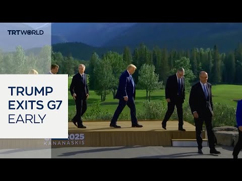 Trump leaves G7 summit early citing Middle East tensions
