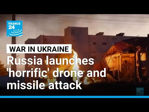 Russia launches 440 drones, 32 missiles at Ukraine in ‘horrific’ attack • FRANCE 24 English