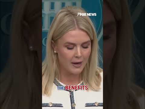 Karoline Leavitt touts ‘economic turnaround’ under Trump: ‘American dream is back’ #shorts