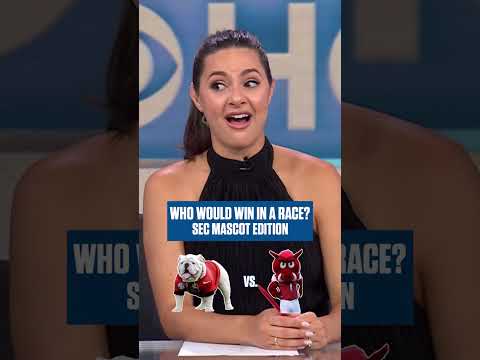 Who would you have winning in these SEC mascot matchups? 🤔 #shorts