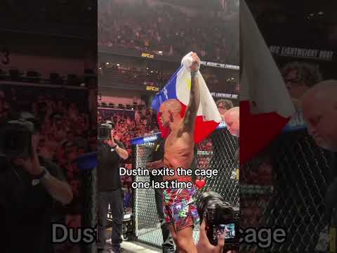 The Diamond exits the cage ❤️ #UFC318