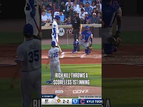 45-year-old Rich Hill throws a scoreless first inning ⚾️ #baseball #royals #pitching