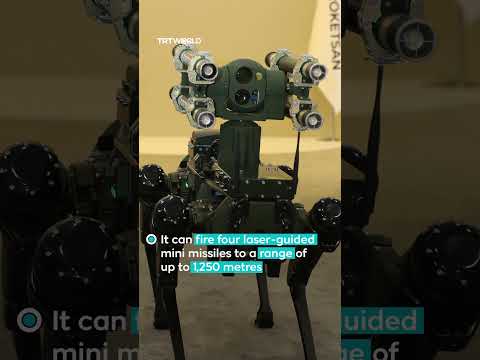 Türkiye unveils Koz, world’s first rocket-launcher robotic dog