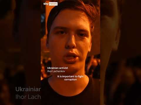 Protests erupt in Kyiv over anti corruption bill