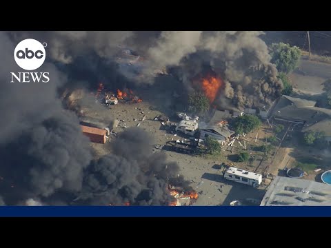 7 missing after fireworks explosion in California with evacuations still in place