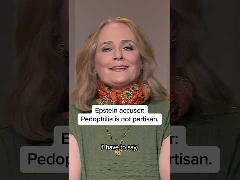 Epstein accuser: Pedophilia is not partisan