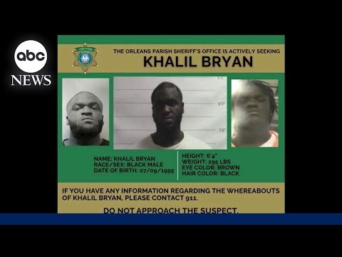 Intense search for mistakenly released inmate from a New Orleans jail