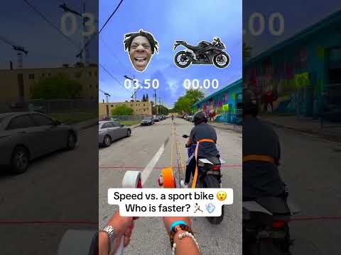 Speed really raced a sport bike ๐ฅ๐ฎ (via @ishowspeed/TT)