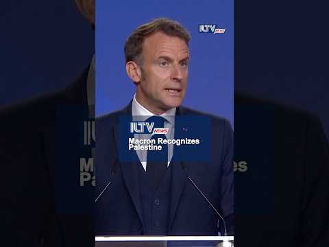 Macron’s Palestinian State while Trump calls French President’s move irrelevant.