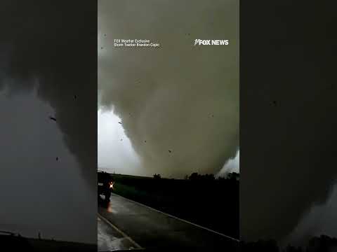 Building explodes as dramatic footage shows a tornado ripping everything to shreds #shorts #usa #us