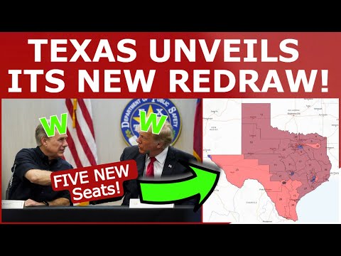 Texas Redraw REVEALED: FIVE NEW Red House Seats!