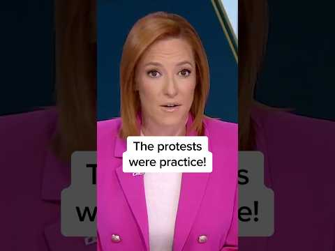 The protests were practice!