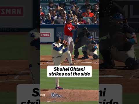Shohei Ohtani strikes out the side vs. the Astros š„ #shoheiohtani #Dodgers #mlb #baseball