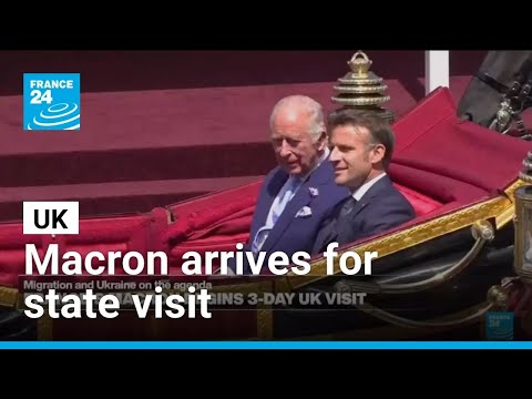France’s Macron arrives in UK for ‘historic’ state visit • FRANCE 24 English