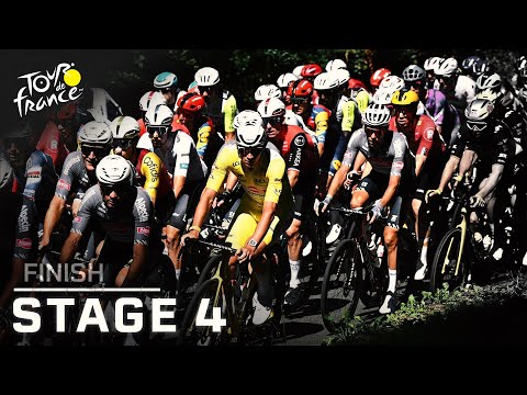 Highlights: 2025 Tour de France, Stage 4 finish | Cycling on NBC Sports