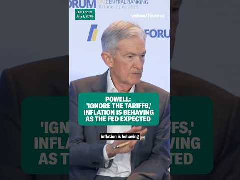 Powell: ”Ignore the tariffs,” inflation is behaving as the Fed expected