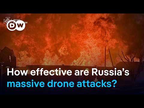 Russia launches another record drone attack on Ukraine | DW News