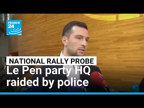 French police raid far-right party HQ over campaign financing • FRANCE 24 English