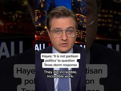 Hayes: ‘It is not partisan politics’ to question Texas storm response