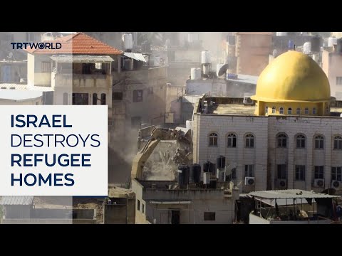 Israel tears down Palestinian homes in Tulkarem refugee camp