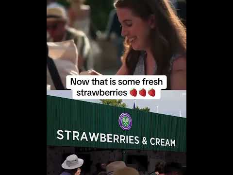 Wimbledon does it right 🍓
