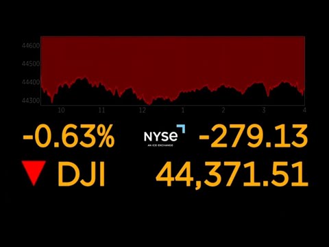 Stocks fall after Trump threatens 35% tariff on Canada