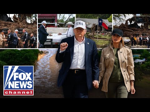 CONSOLOR-IN-CHIEF: Trump, first lady Melania visit flood-ravaged Texas