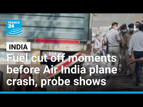 Fuel cut off moments before Air India plane crash, investigation shows • FRANCE 24 English