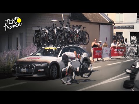 Spanish cyclist Marc Soler crashes during eighth stage of Tour de France | Cycling on NBC Sports
