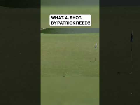 Patrick Reed HITS AMAZING OFF-BALANCE SHOT ๐ฑ #golf #golfer #livgolf #golfswing