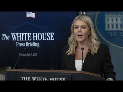 Watch Live: White House holds briefing amid calls to release Epstein files