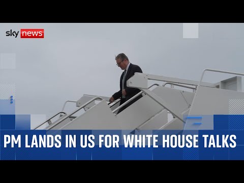 Sir Keir Starmer arrives in US for crucial Trump-Zelenskyy talks